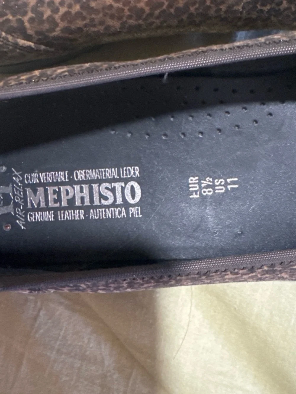 Mephisto brown leopard